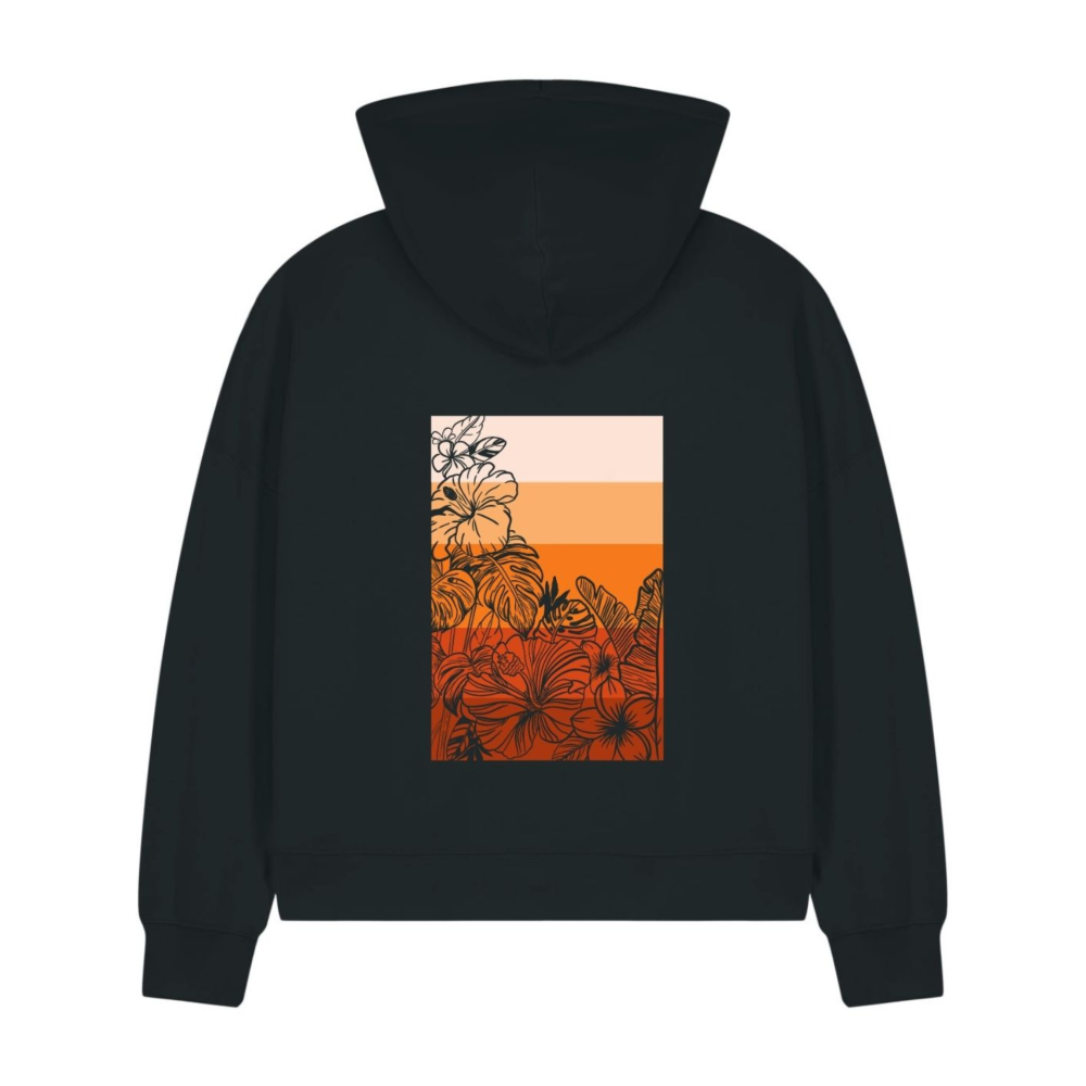 Gilet à Capuche oversize "Good Vibes"