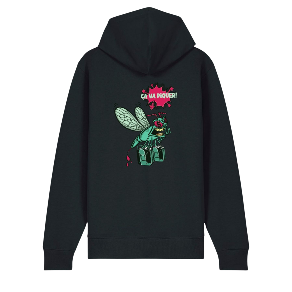 Gilet à Capuche "Ca va piquer"